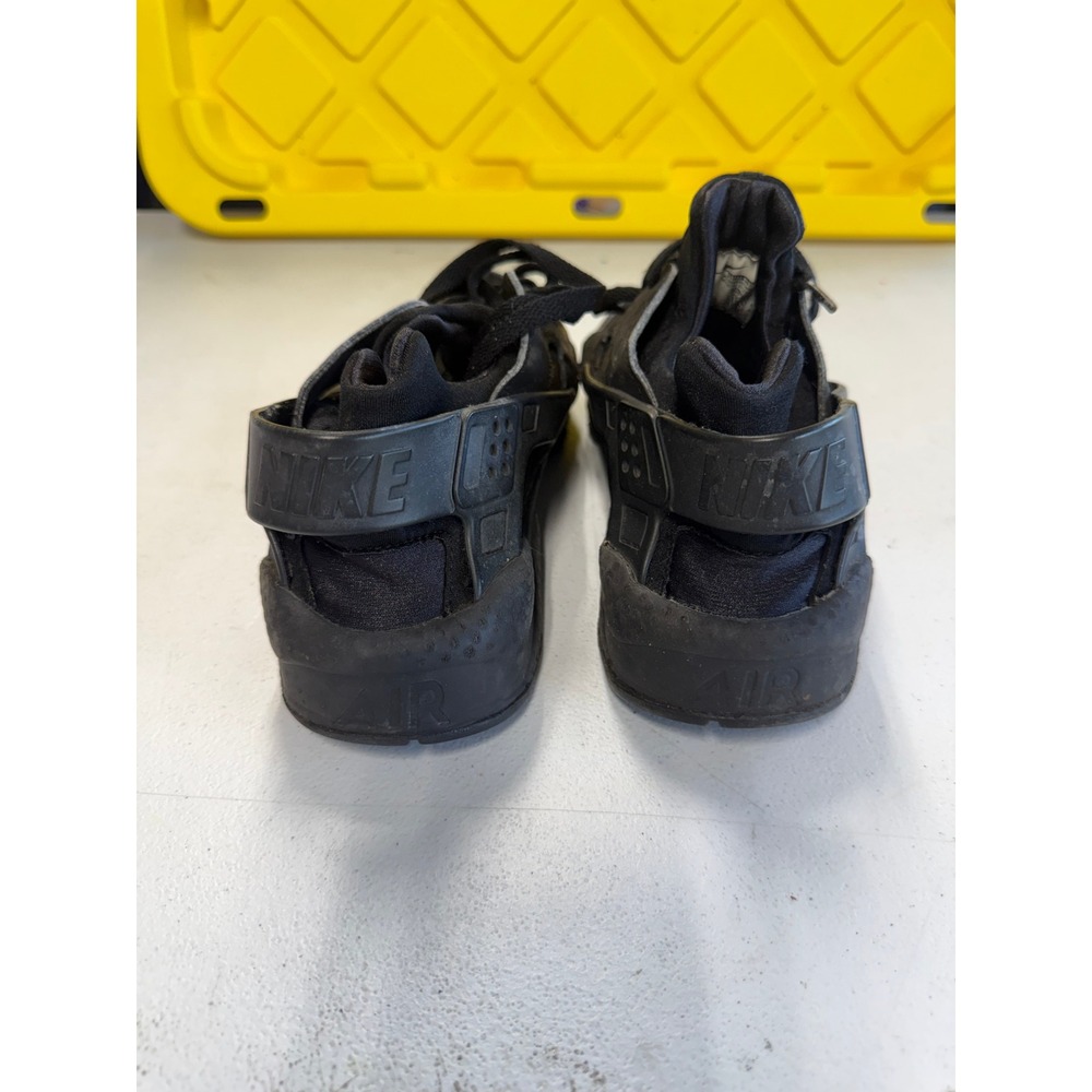 Nike Air Huarache Triple Black Mens Running Shoes 318429-003 Size 10 - Picture 4 of 6